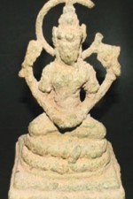 Ancient statuette of the Indian goddess Lakshmi dug up near the Gympie Pyramid